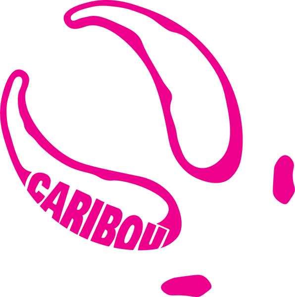 4" x 4" Caribou Track Sticker