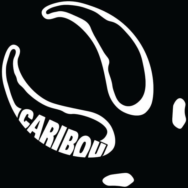 4" x 4" Caribou Track Sticker